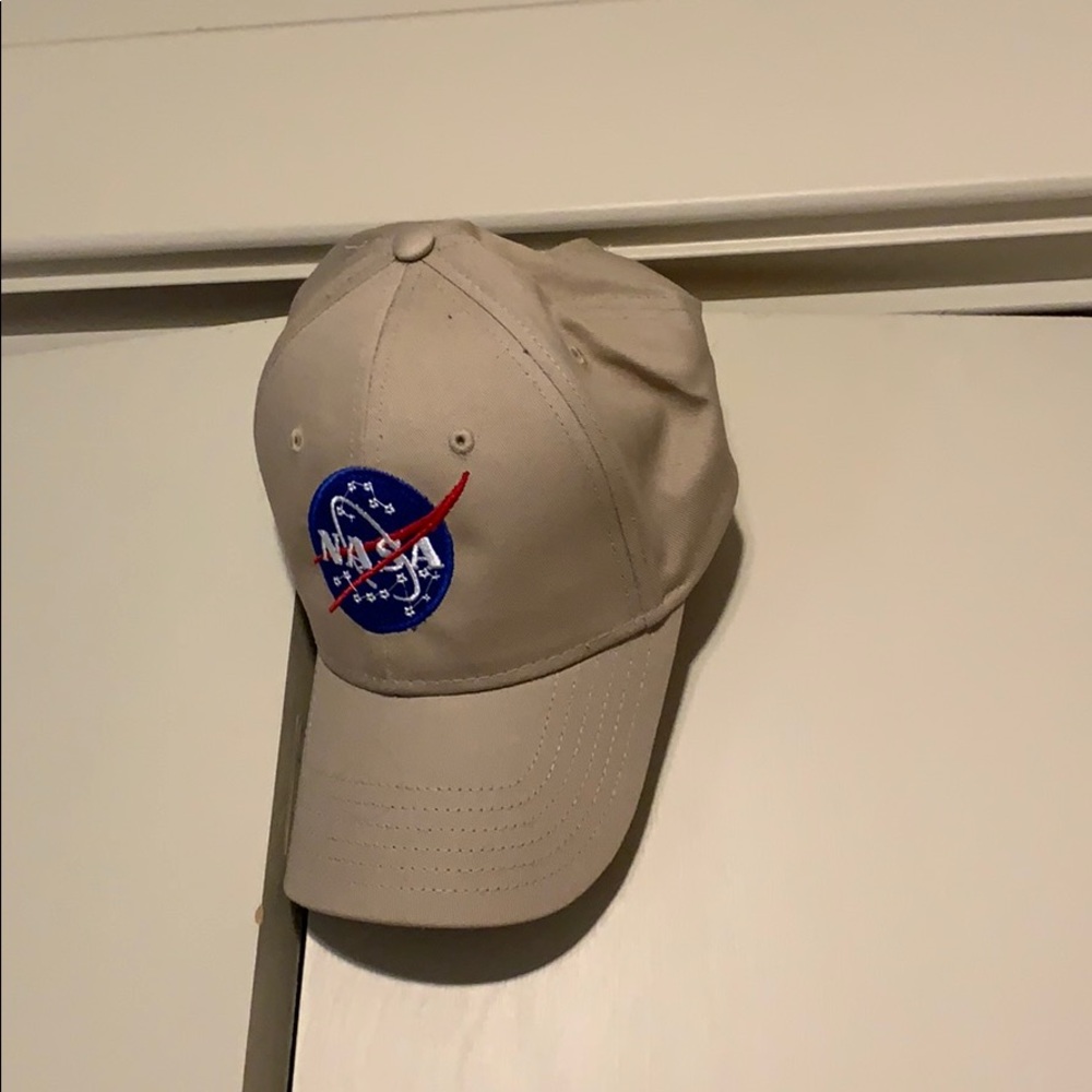 Khaki nasa hat - adjustable strap